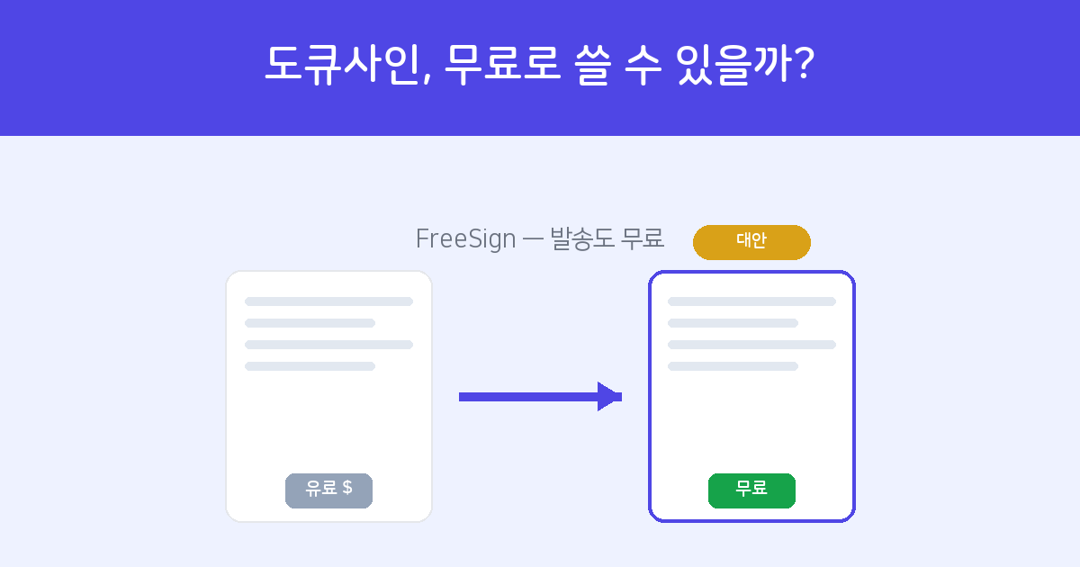 A free DocuSign alternative — sign electronically at no cost